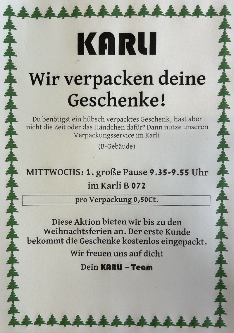 KarLi - Weihnachtsaktion KarLi - Weihnachtsaktion